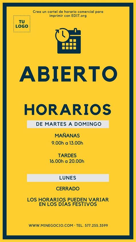 Poulet Horarios De Abertura