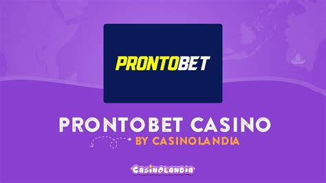 Prontobet Casino Apostas