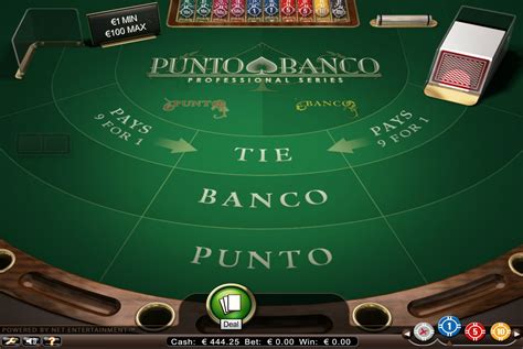 Punto Banco Pokerstars