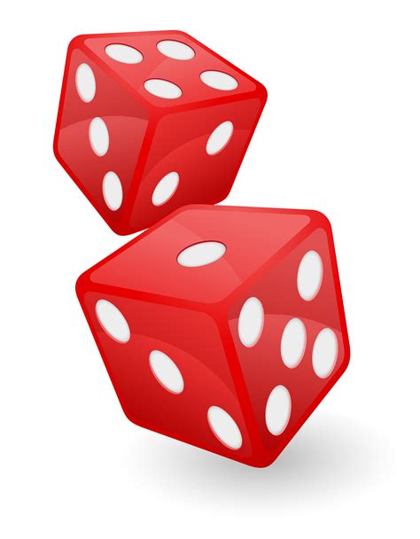 Red Casino Dice