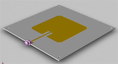 Ressonancia Comportamento De Um Unico U Slot Antena Microstrip