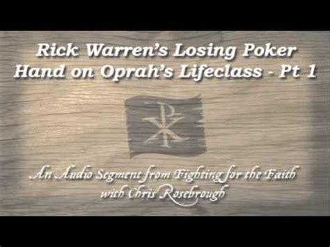 Rick Warren Poker