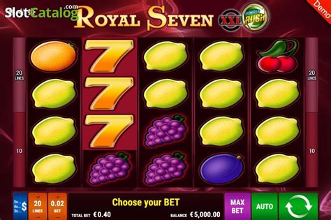 Royal Seven Xxl Double Rush Slot - Play Online