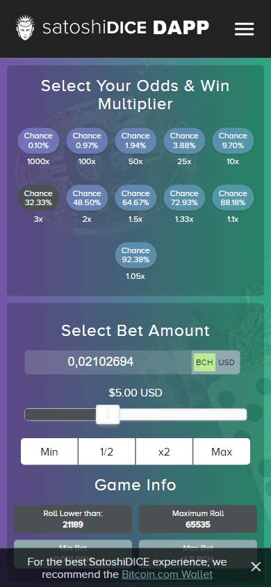 Satoshidice Dapp Casino Login