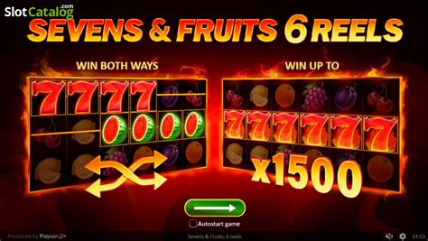 Seven Fruits 6 Reels Pokerstars