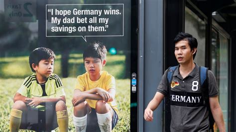 Singapura Anti Jogo Ad Alemanha