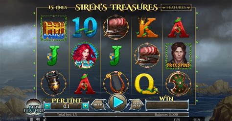 Siren S Treasure 15 Lines Betsson