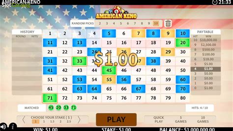 Slot American Keno