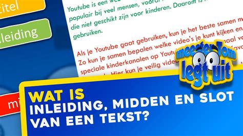 Slot De Van Een Tekst Schrijven