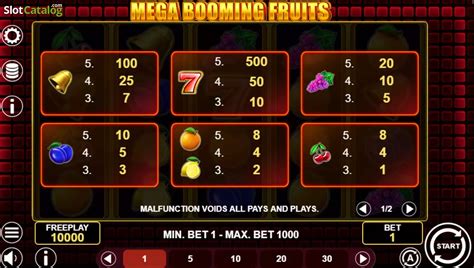 Slot Mega Booming Fruits
