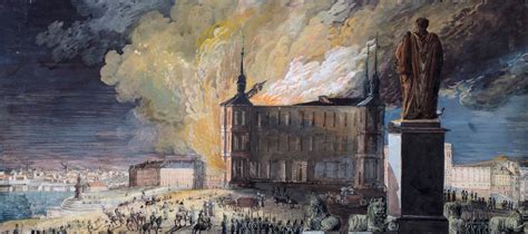 Slott Eu Estocolmo Brann 1825