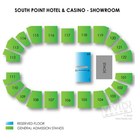 South Point Casino Showroom Mapa