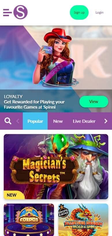 Spinni Casino App