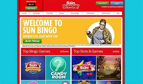 Sun Bingo Casino Login