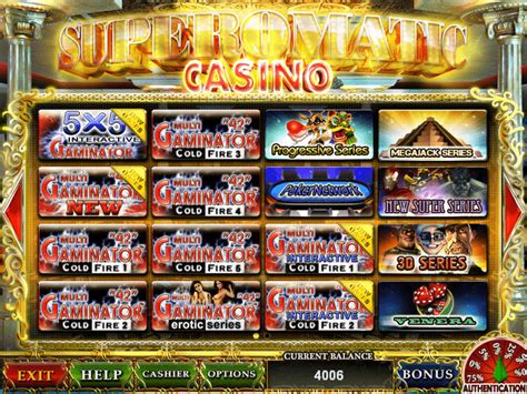 Superomatic Online Casino Bonus