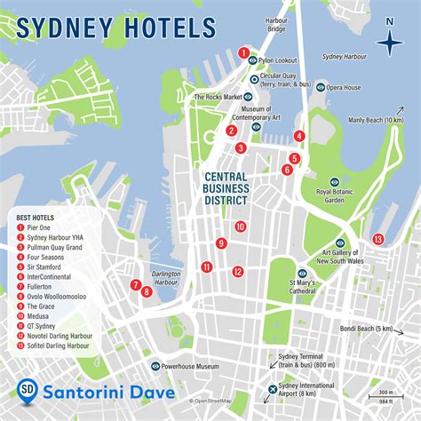 Sydney Casino Mapa