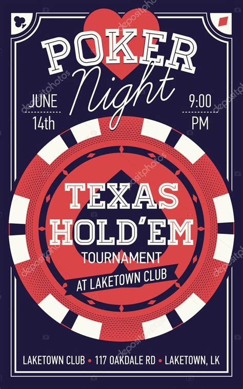 Texas Holdem Festa Convites