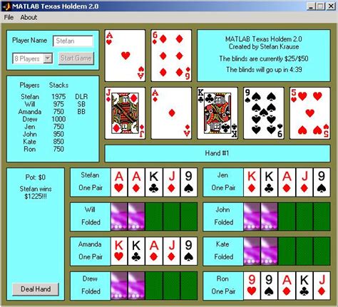 Texas Holdem Matlab