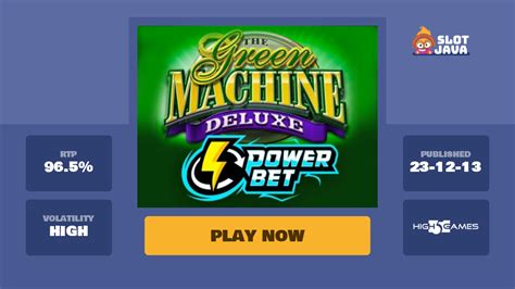 The Green Machine Deluxe Power Bet Novibet