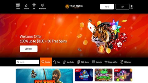 Tiger Riches Casino Bonus