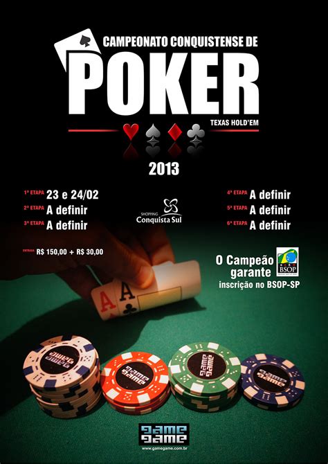 Torneio De Poker Diretrizes
