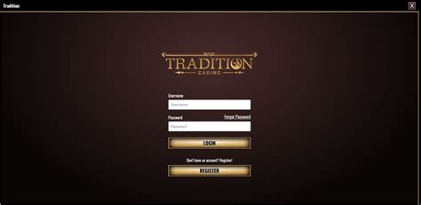 Tradition Casino Login