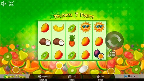 Tropical 7 Fruits Slot Gratis