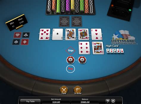 Ultimate Texas Holdem Online Gratis