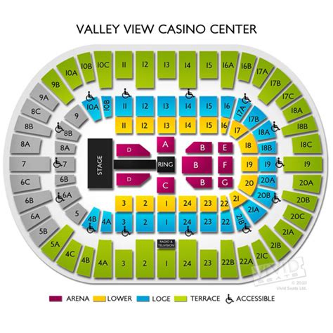 Valley View Casino Center Mapa Do Parque