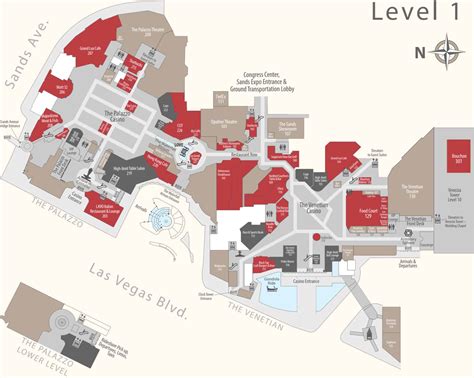 Venetian Casino Mapa Chao