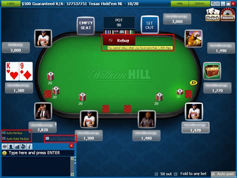 William Hill Poker Bonus De Deposito