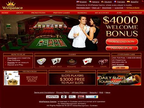 Win Palace Casino Movel