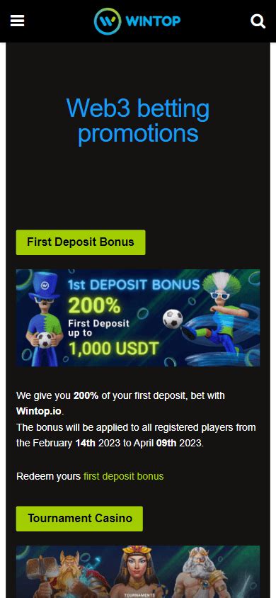 Wintop Casino Mobile