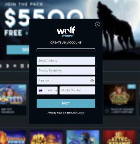 Wolf Winner Casino Bonus