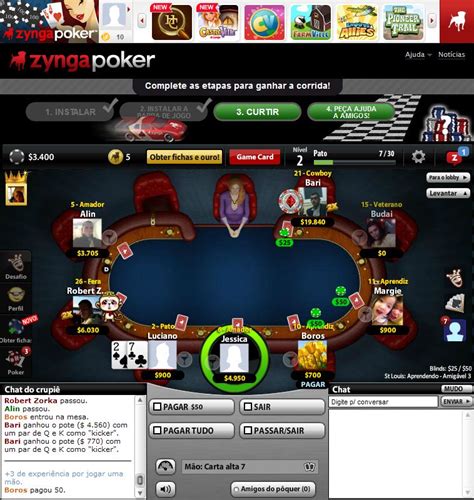 Zynga Poker Enviou Fichas Limite